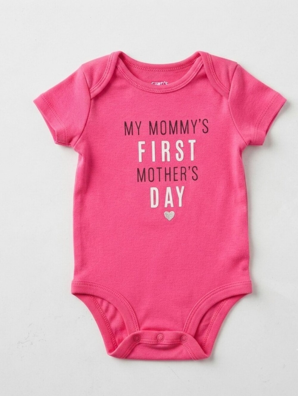 Carter's 6M Pink Baby Bodysuit - My Mommy's First Mother's Day